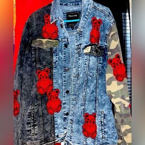Reason Clothing Denim Teddy Jacket & Jeans